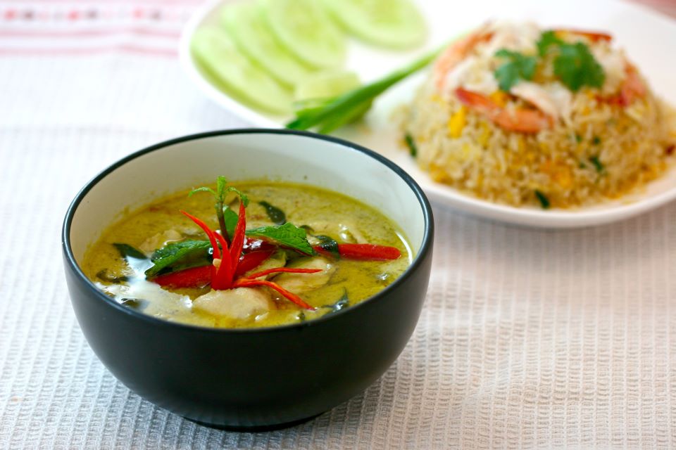 Daurade curry vert Thaïe